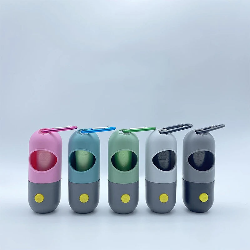 מחזיק שקיות קקי עם פנס