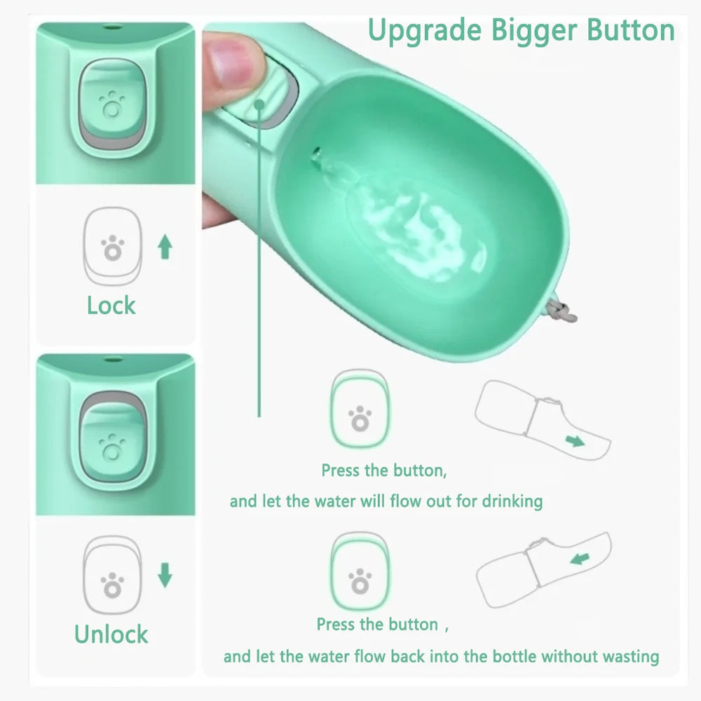 בקבוק מים נייד לכלב