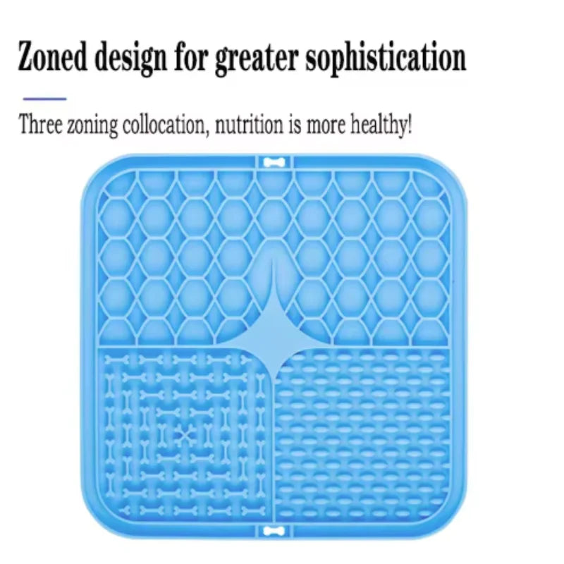 משטח סיליקון לאכילה איטית